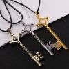 SUMENG 2023 Attack On Titan Necklace Eren Key Shingeki No Kyojin Pendant Fashion Vintage Retro Anime - AOT Merch