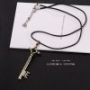 SUMENG 2023 Attack On Titan Necklace Eren Key Shingeki No Kyojin Pendant Fashion Vintage Retro Anime 2 - AOT Merch