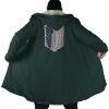 Scouting Regiment Attack on Titan AOP Hooded Cloak Coat NO HOOD Mockup - AOT Merch