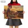 TIE LER Attack On Titan Posters Japanese Anime Kraft Paper Poster Room Bar Home Art Painting - AOT Merch