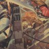 TIE LER Attack On Titan Retro Posters Japanese Anime Kraft Paper Room Bar Home Art Painting 5 - AOT Merch