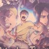 TIE LER Japanese Anime Attack on Titan Poster Classic Cartoon Kraft Paper Wall Sticker Bar Cafe 2 - AOT Merch