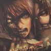 TIE LER Japanese Anime Kraft Paper Poster Attack On Titan Posters Room Bar Home Art Painting 2 - AOT Merch