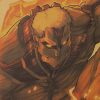 TIE LER New Classic Anime Series Attack On Titan Posters Retro Kraft Paper Poster Bar Cafe 2 - AOT Merch