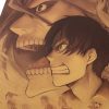 TIE LER Popular Classic Japanese Anime Attack on Titan Home Decor Retro Poster Prints Kraft Paper 3 - AOT Merch