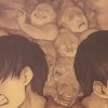 TIE LER Popular Classic Japanese Anime Attack on Titan Home Decor Retro Poster Prints Kraft Paper 4 - AOT Merch