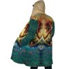 Trippy Attack on Titan AOP Hooded Cloak Coat SIDE Mockup - AOT Merch