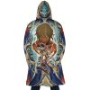 Trippy Eren Yeager Attack on Titan AOP Hooded Cloak Coat BACK Mockup - AOT Merch