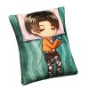 Two Dimensional Anime Attack On Titan Plushie Eren Levi Mikasa Ackerman Shingeki No Kyojin Cushion Pillow 4 - AOT Merch