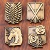 Wholesale Attack On Titan Brooch Pin Wings of Liberty Freedom Scout Regiment Legion Survey Recon Corp 4 - AOT Merch