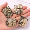 Wholesale Attack On Titan Brooch Pin Wings of Liberty Freedom Scout Regiment Legion Survey Recon Corp 5 - AOT Merch