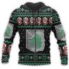 attack on titan ugly christmas sweater military badged police xmas gift custom clothes gearanime 6 - AOT Merch