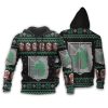 attack on titan ugly christmas sweater military badged police xmas gift custom clothes gearanime 7 - AOT Merch