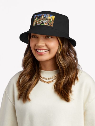 Aot Happy Moment Bucket Hat Official Attack On Titan Merch