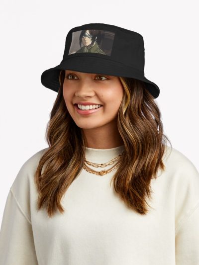 Hange Low Quality Derp Face Bucket Hat Official Attack On Titan Merch
