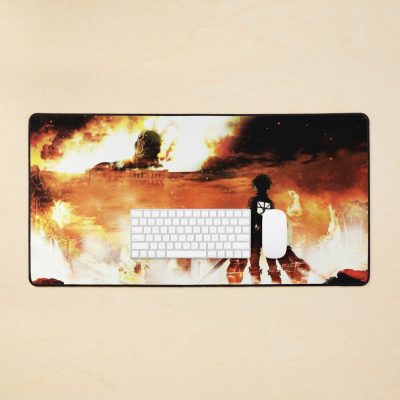 Aot Fire Slash Mouse Pad Official Attack On Titan Merch