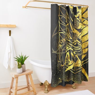The Golden Attack Shower Curtain Official Attack On Titan Merch