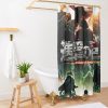 A O T Chill Shower Curtain Official Attack On Titan Merch