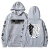 Anime Attack on Titan Hoodie Zip Up Hoodies Sweatshirts Levi Ackerman Shingeki No Kyojin Hoodie Men 24 - Attack On Titan Merch