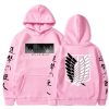 Anime Attack on Titan Hoodie Zip Up Hoodies Sweatshirts Levi Ackerman Shingeki No Kyojin Hoodie Men 26 - AOT Merch