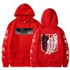 Anime Attack on Titan Hoodie Zip Up Hoodies Sweatshirts Levi Ackerman Shingeki No Kyojin Hoodie Men 28 - Attack On Titan Merch