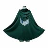 Anime Attack on Titan Levi Ackerman The Scouting Legion Wings of Liberty Cosplay Green Black Cloak 2 - AOT Merch