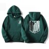 Attack on Titan Men s Hoodie Anime Hoodies Men Women Streetwear Pullover Harajuku Shingeki no Kyojin - AOT Merch