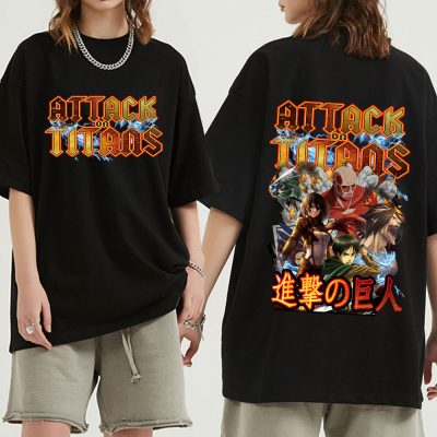 Hot Anime Attack on Titan T Shirt - AOT Merch