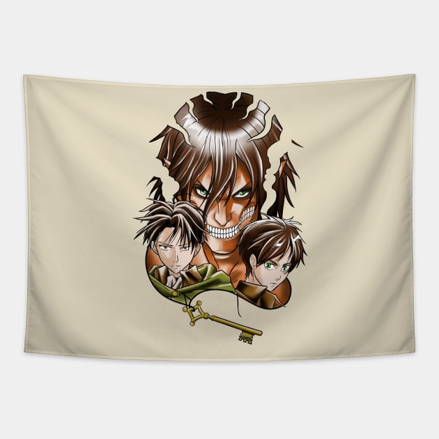 For Attack On Titan Tapestry