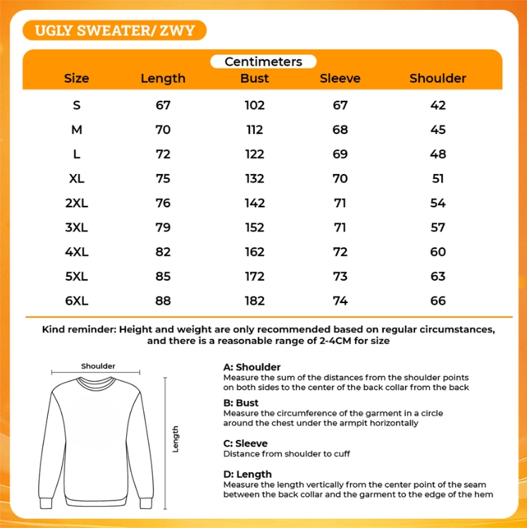 3D UGLY SWEATER - AOT Merch